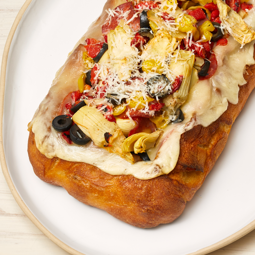 Antipasto Cheesy Bread - Delish.com