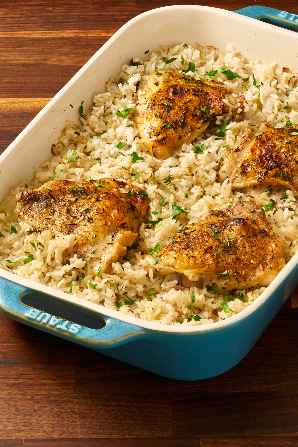 chicken coconut rice casserole