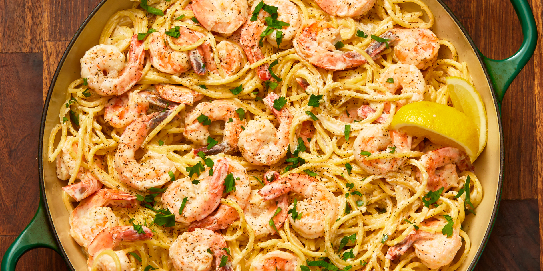 Creamy Lemon Shrimp Pasta • Salt & Lavender