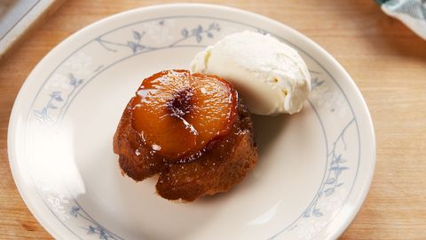 preview for Mini Upside Down Peach Cobblers Are Too Cute To Be True