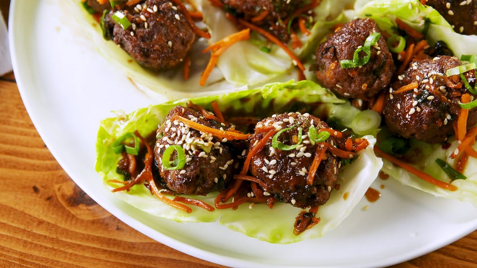 Mongolian Meatball Cabbage Cups