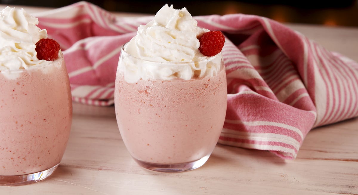 Video player poster image preview for Moscato Raspberry Milkshake Is Boozy Dessert Therapy