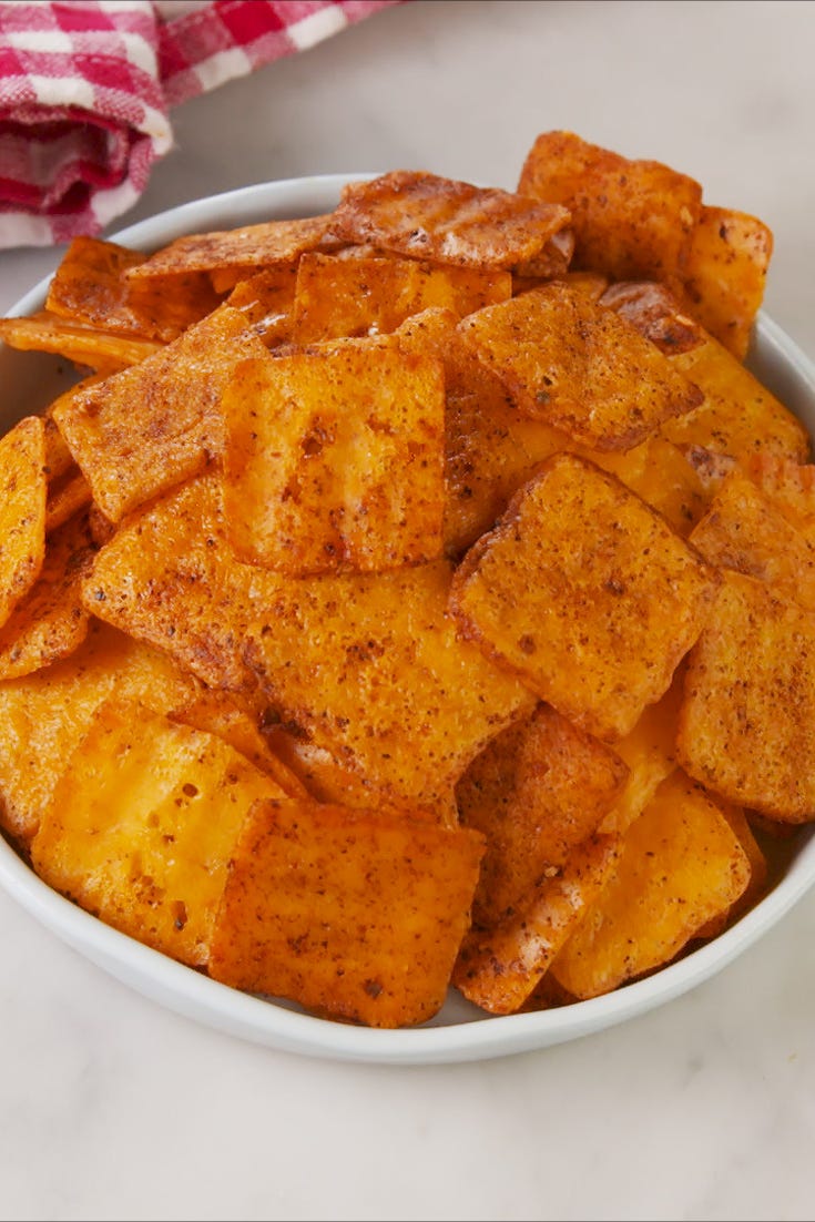 nacho cheese crisps