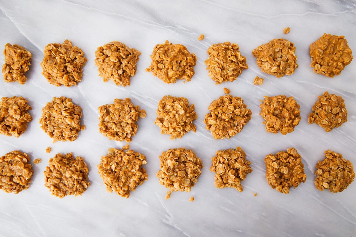 preview for Peanut Butter No-Bake Cookies Are Impossible To Mess Up