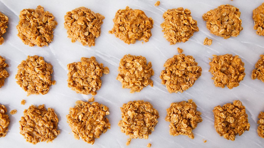 preview for Peanut Butter No-Bake Cookies Are Impossible To Mess Up