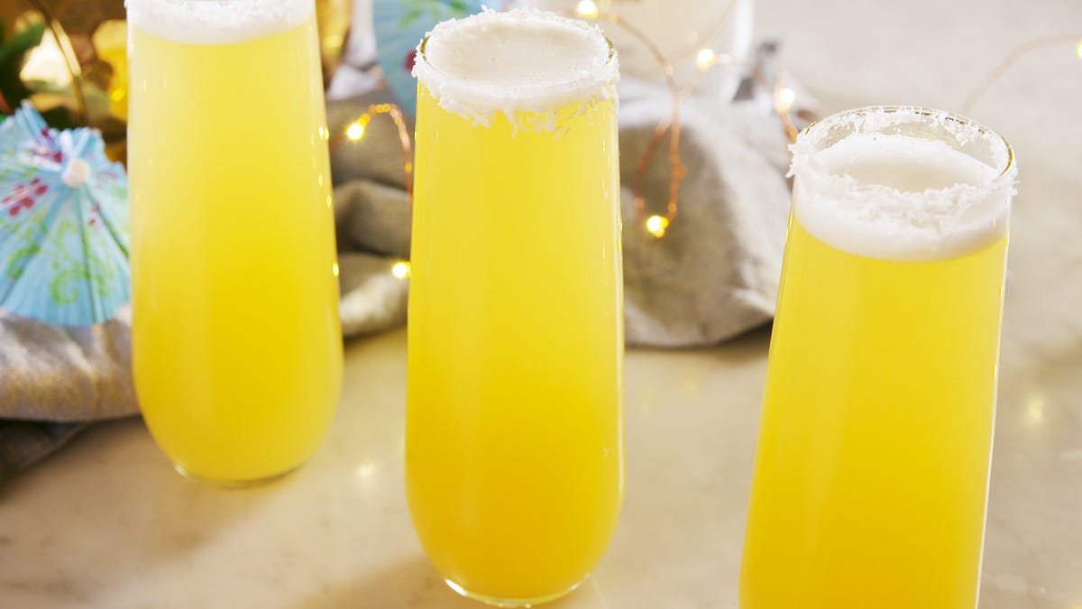Video player poster image preview for Mimosa Coladas: Give Your Brunch A Tropical Twist
