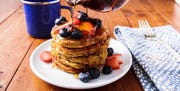 paleo pancakes   delishcom