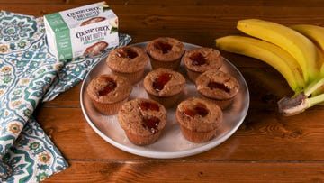 pbj banana bread muffins