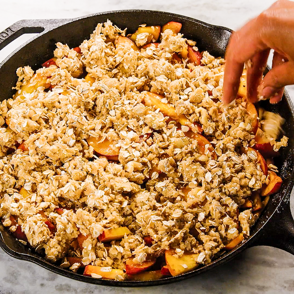 peach crisp
