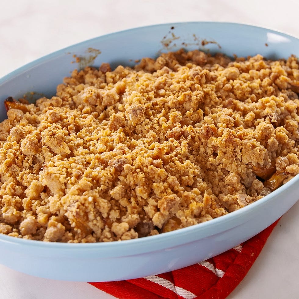 peach crumble