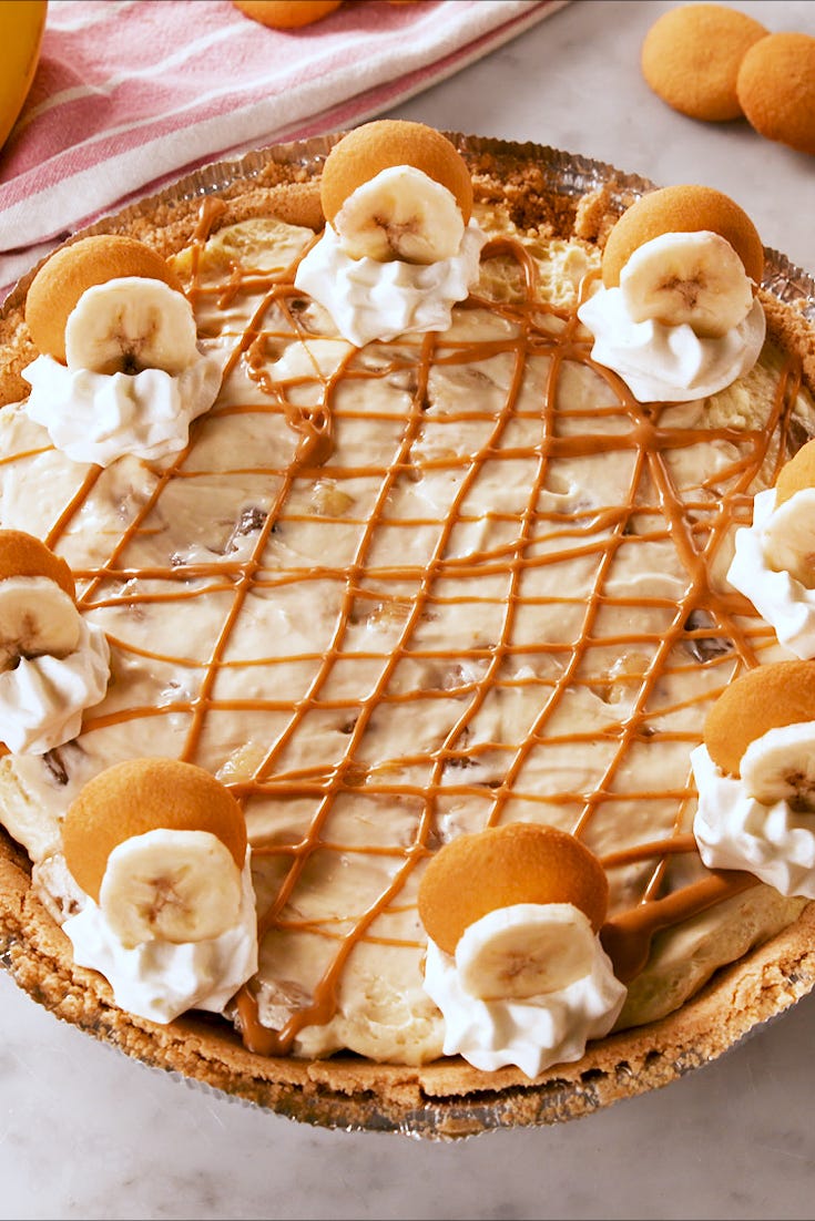 Dish, Food, Cuisine, Ingredient, Dessert, Cream pie, Banana, Baked goods, Torte, Banoffee pie, 