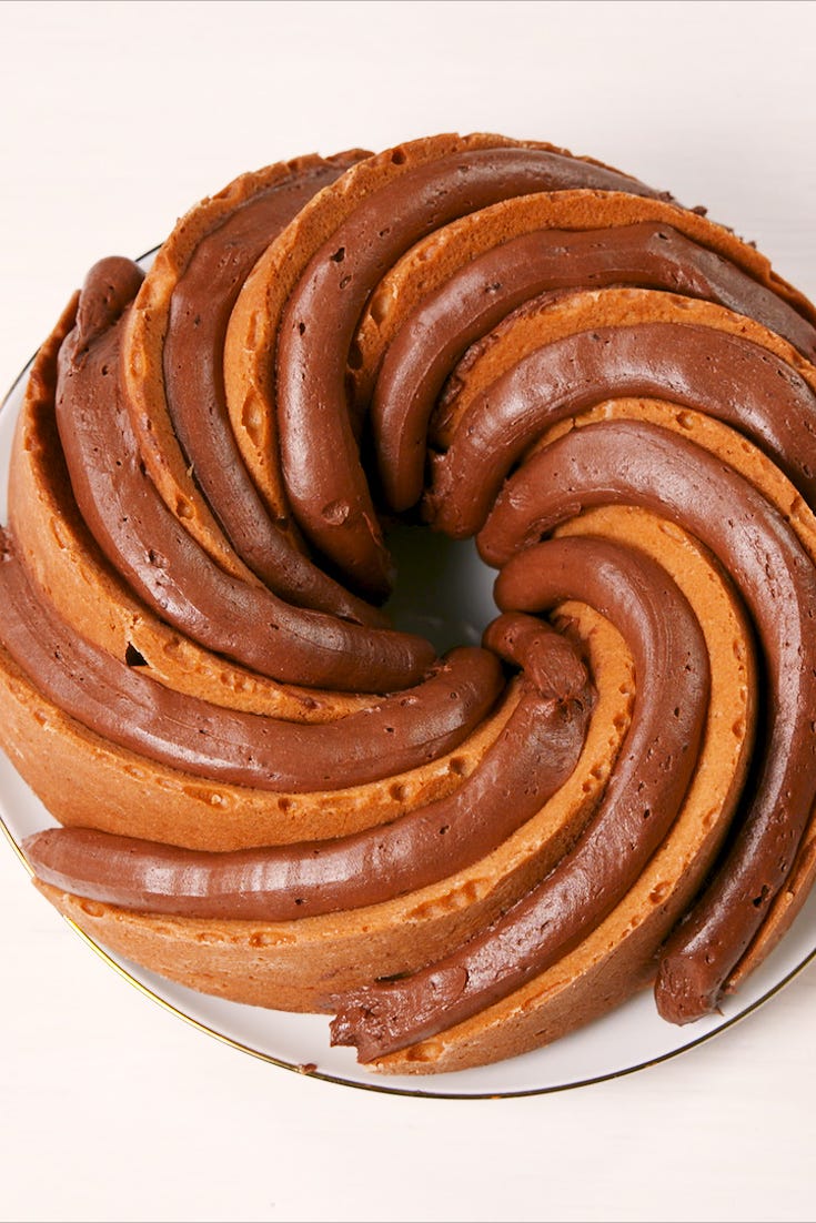 chocolate peanut butter bundt cake vertical