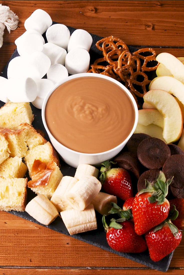 Peanut Butter Fondue - Delish.com