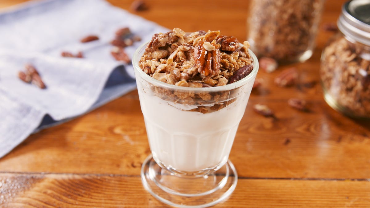 preview for Pecan Pie Granola = The Best Way To Have Dessert For Breakfast
