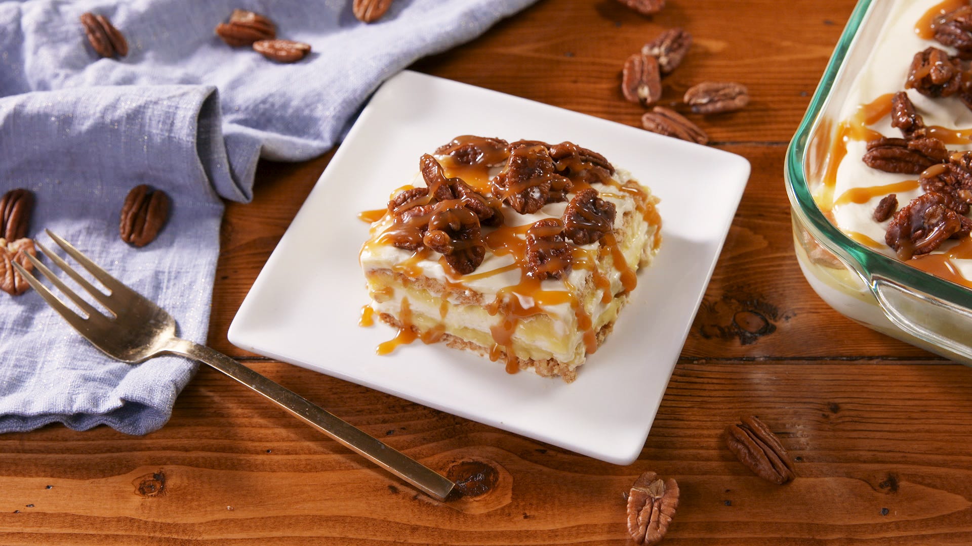 Pecan pie lasagna how to make pecan pie lasagna