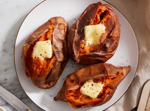 perfect baked sweet potatoe