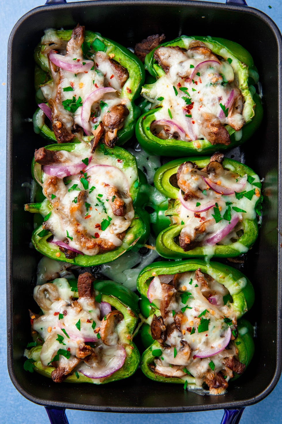cheesesteak stuffed peppers