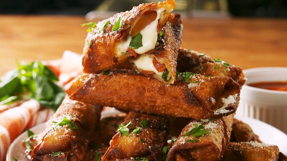 Pizza Egg Rolls — Delish.com