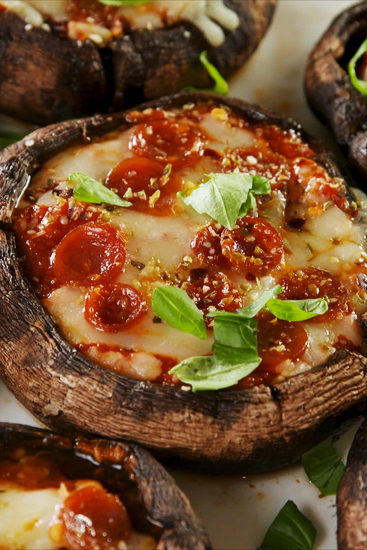 pizza portobellos