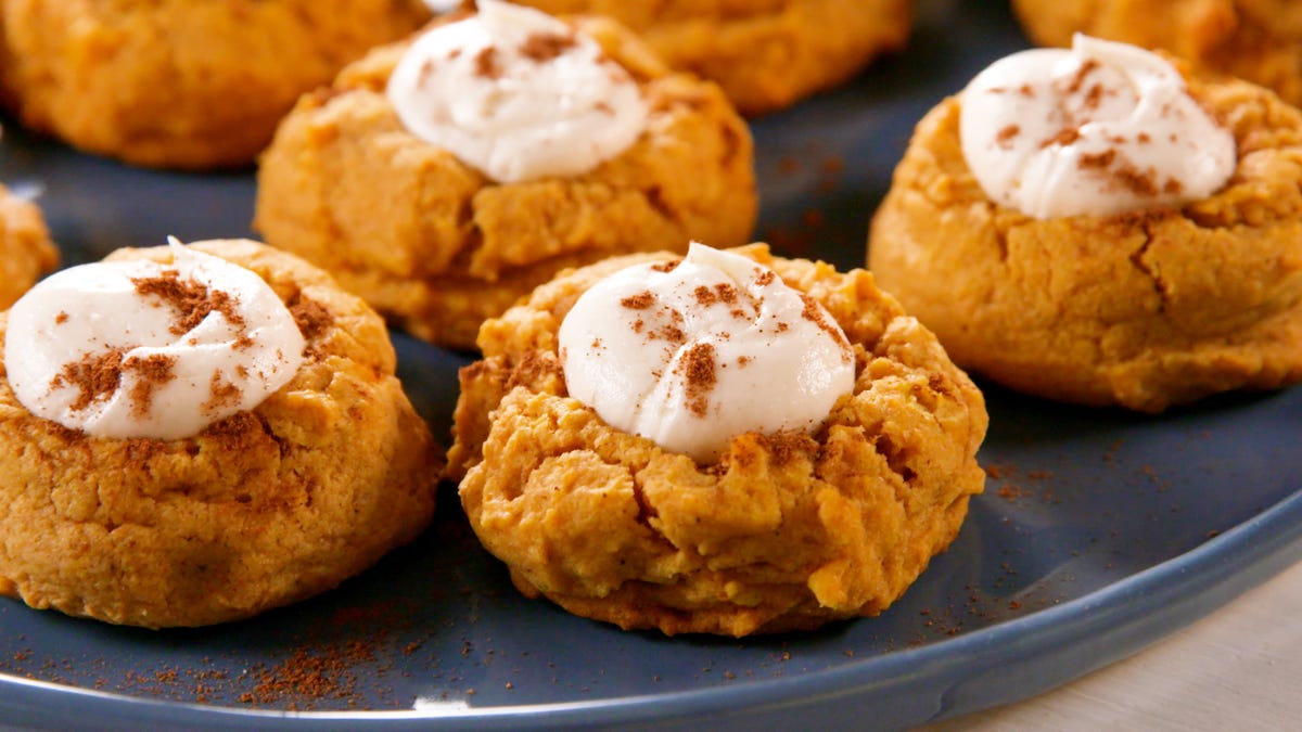 preview for Pumpkin Cheesecake Thumbprints = What Your Tailgate Is Missing