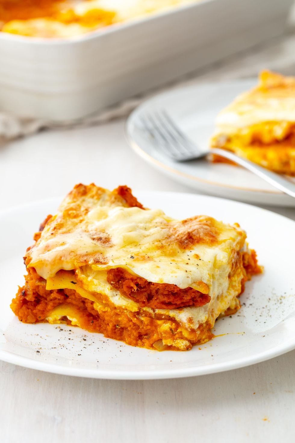 cheesy pumpkin lasagna