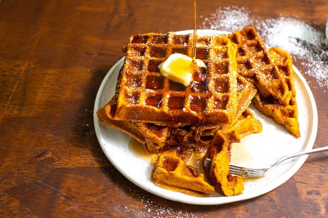 Best Pumpkin Waffles Recipe - How To Make Pumpkin Waffles