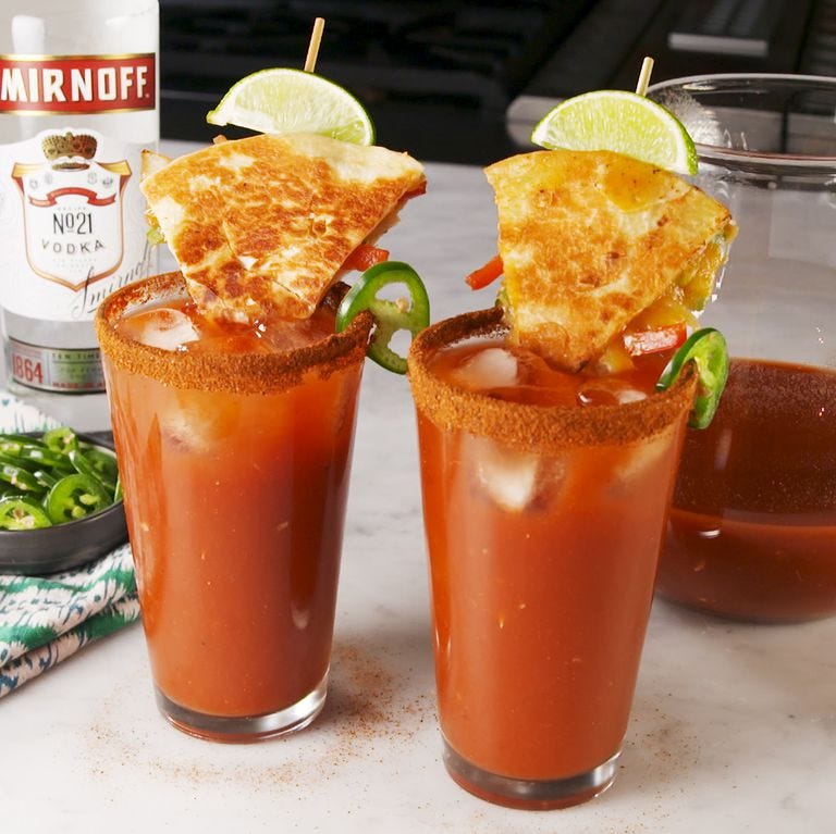 Quesadilla Bloody Mary - Delish.com