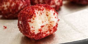 Red Velvet Cheesecake Bites horizontal — Delish.com