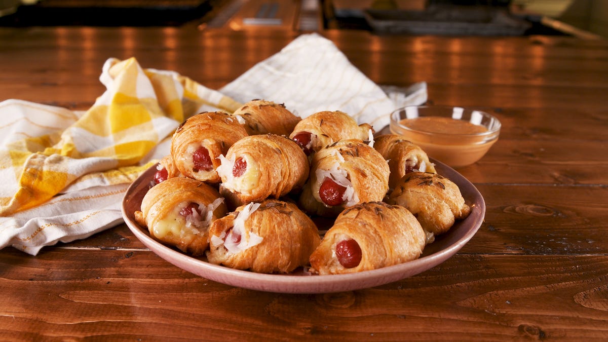 preview for Reuben Pigs In A Blanket Are Next Level Good