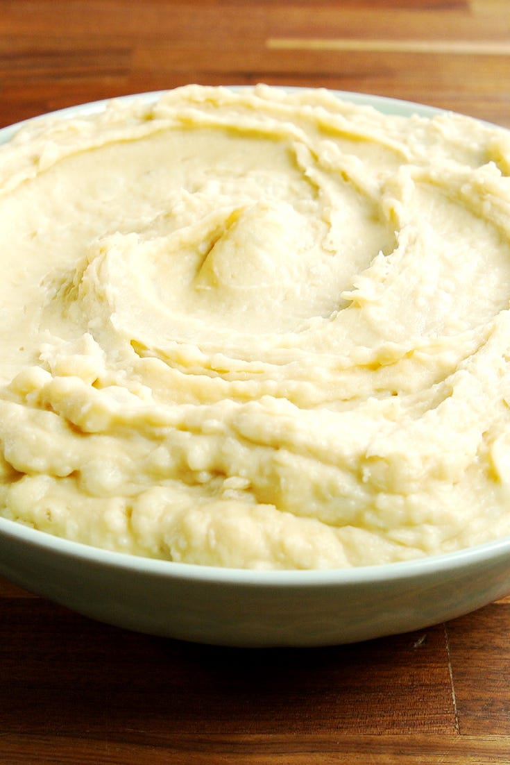 Dish, Food, Cuisine, Ingredient, Mashed potato, Purée, Aioli, Cream, Sour cream, Instant mashed potatoes, 