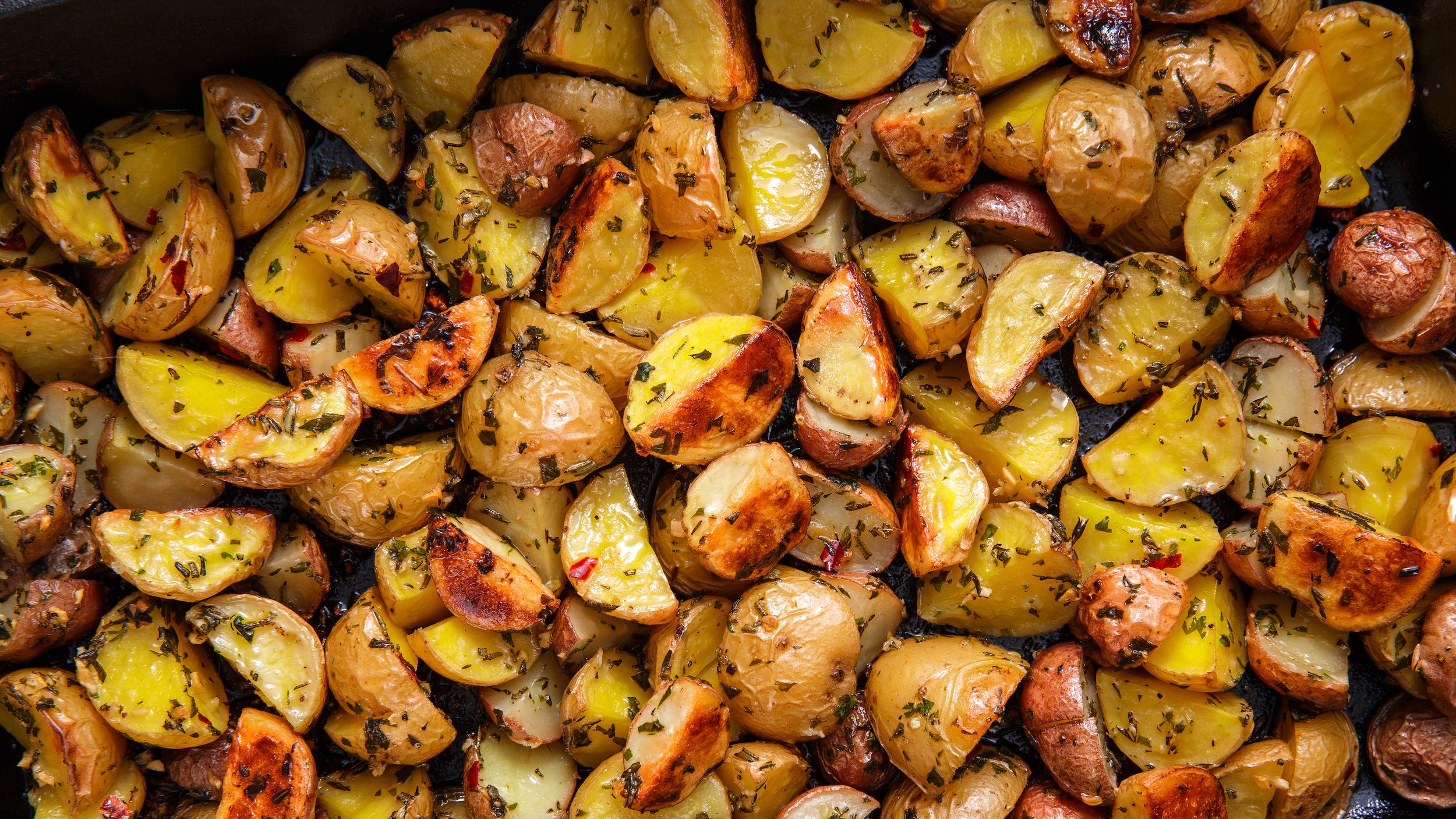 Easy Seasoned Oven Roasted Potatoes - The Whole Cook