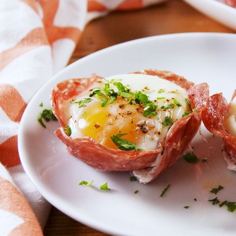 preview for Salami Breakfast Cups Are Our New Favorite Low-Carb Breakfast