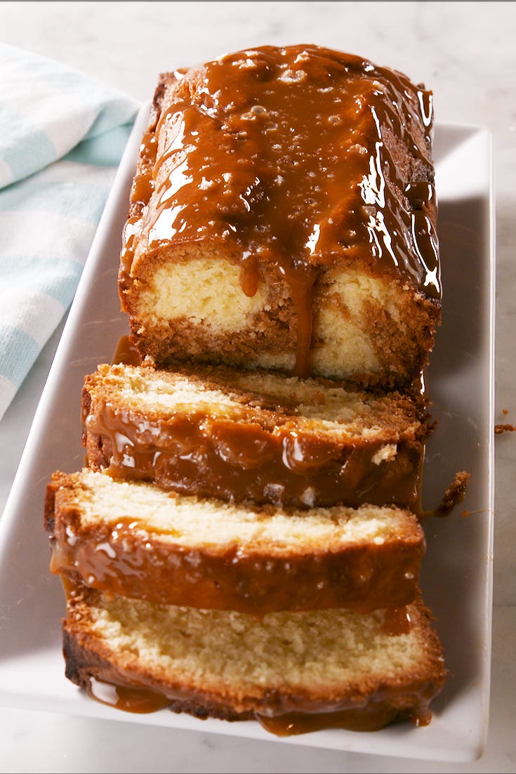 salted caramel pound cake