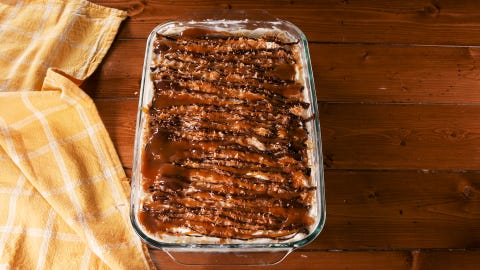 Samoa Dessert Lasagna - Delish.com