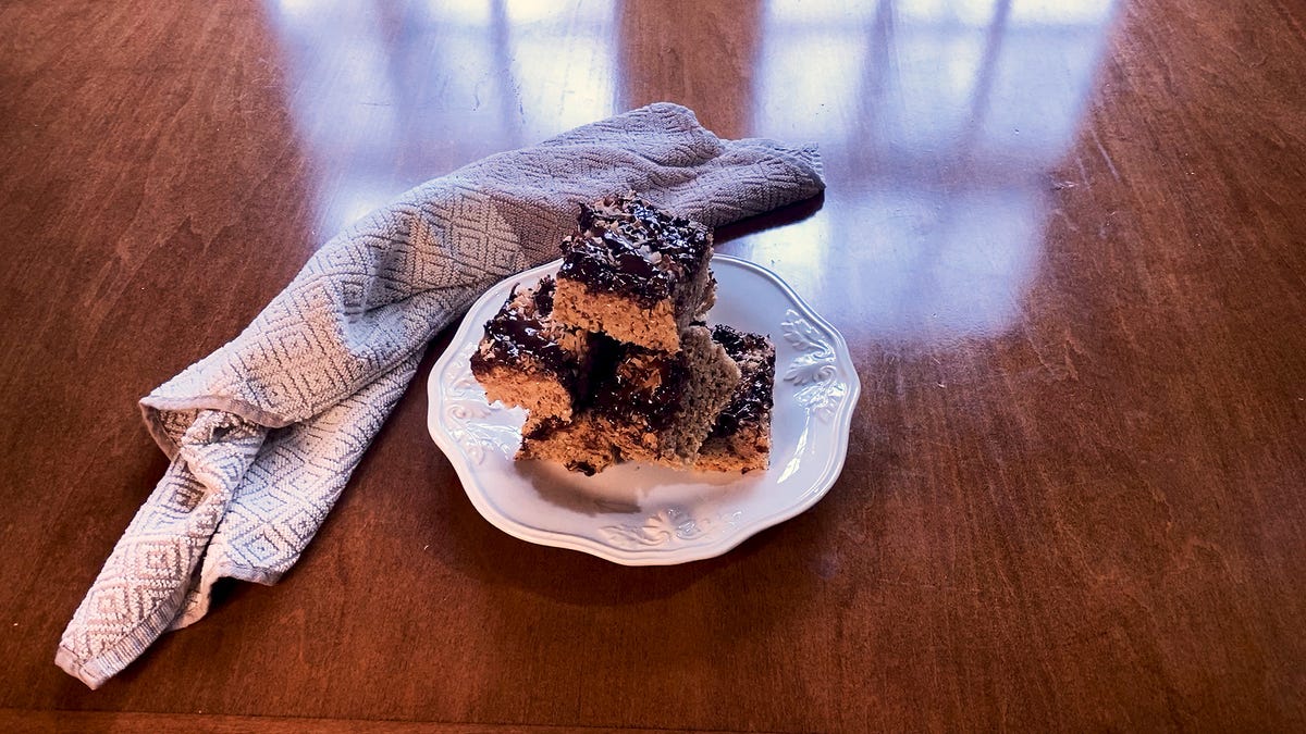 preview for These Samoa Rice Krispies Are A PERFECT Snack
