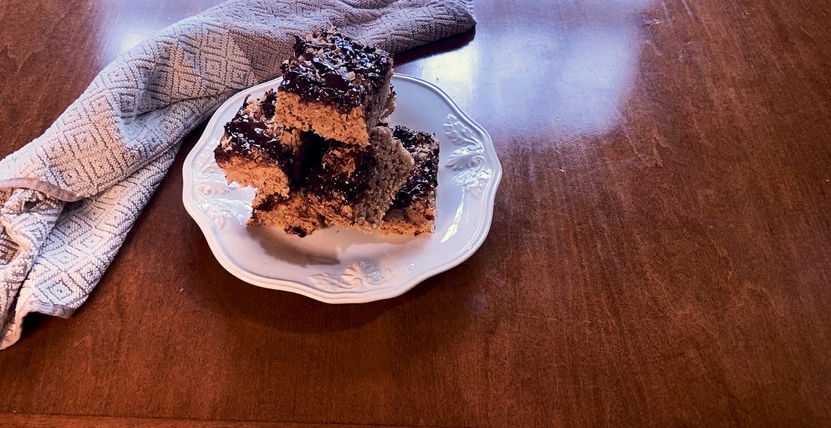 Video player poster image preview for These Samoa Rice Krispies Are A PERFECT Snack