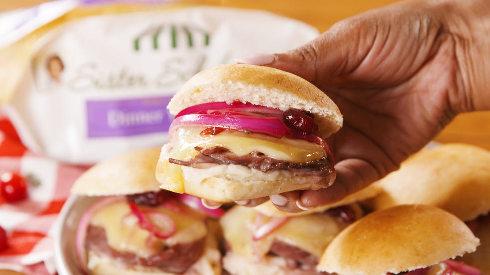 oven baked roast beef sliders  delishcom