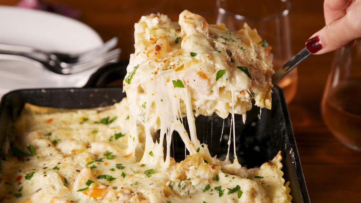 preview for Seafood Lasagna = Next-Level Weeknight Dinner