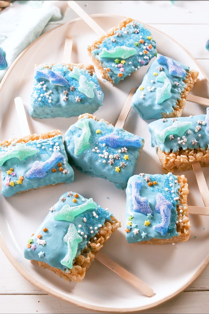 shark krispie treats  delishcom