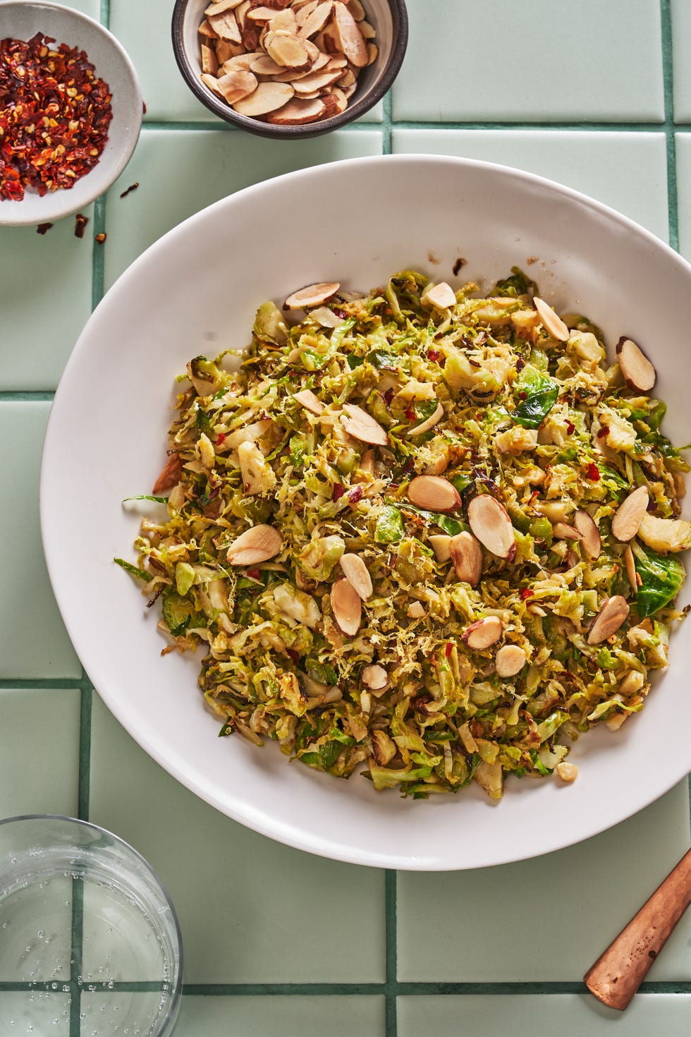 shredded brussels sprouts