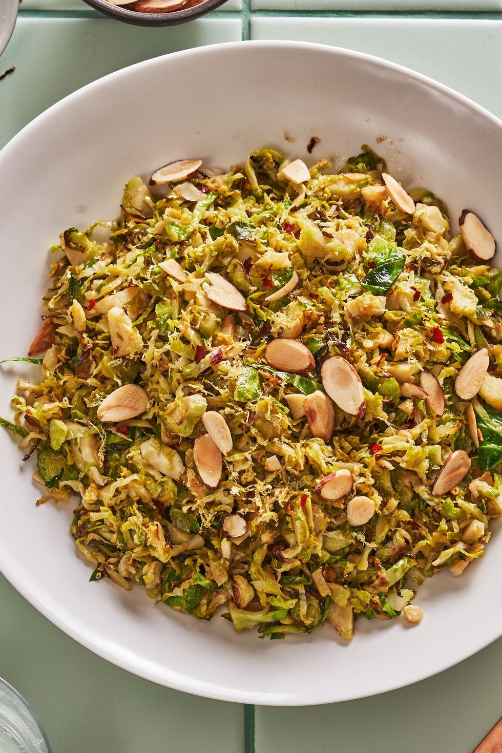 shredded brussels sprouts