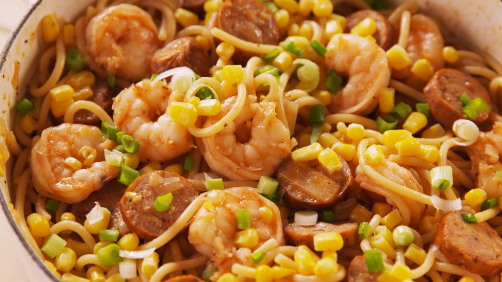 Shrimp Boil Spaghetti horizontal