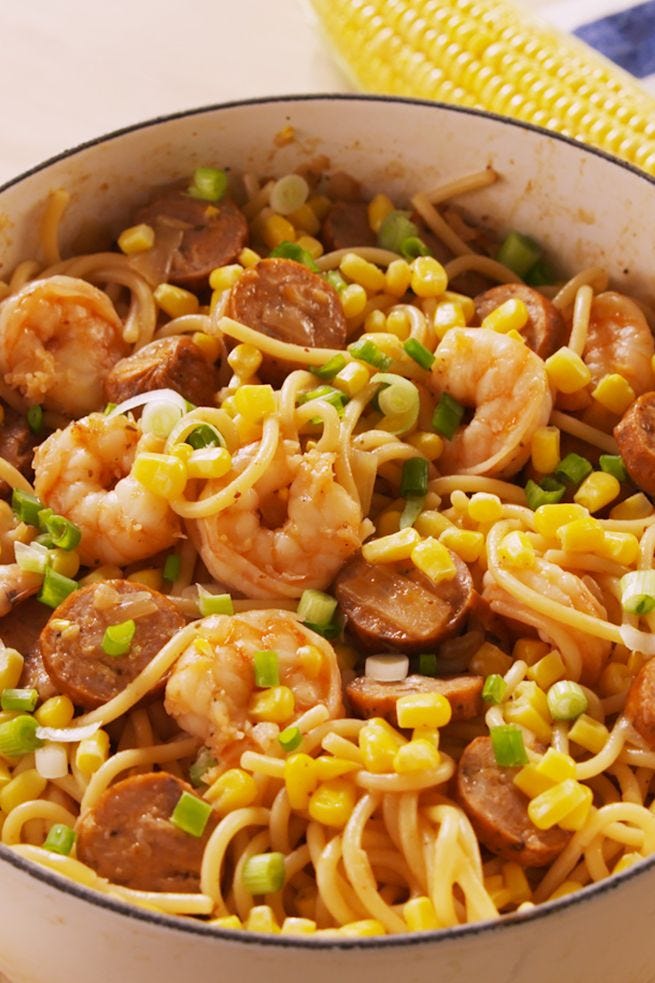 shrimp boil spaghetti
