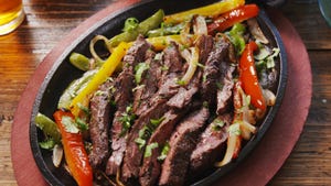 Sizzling Steak Fajitas horizontal