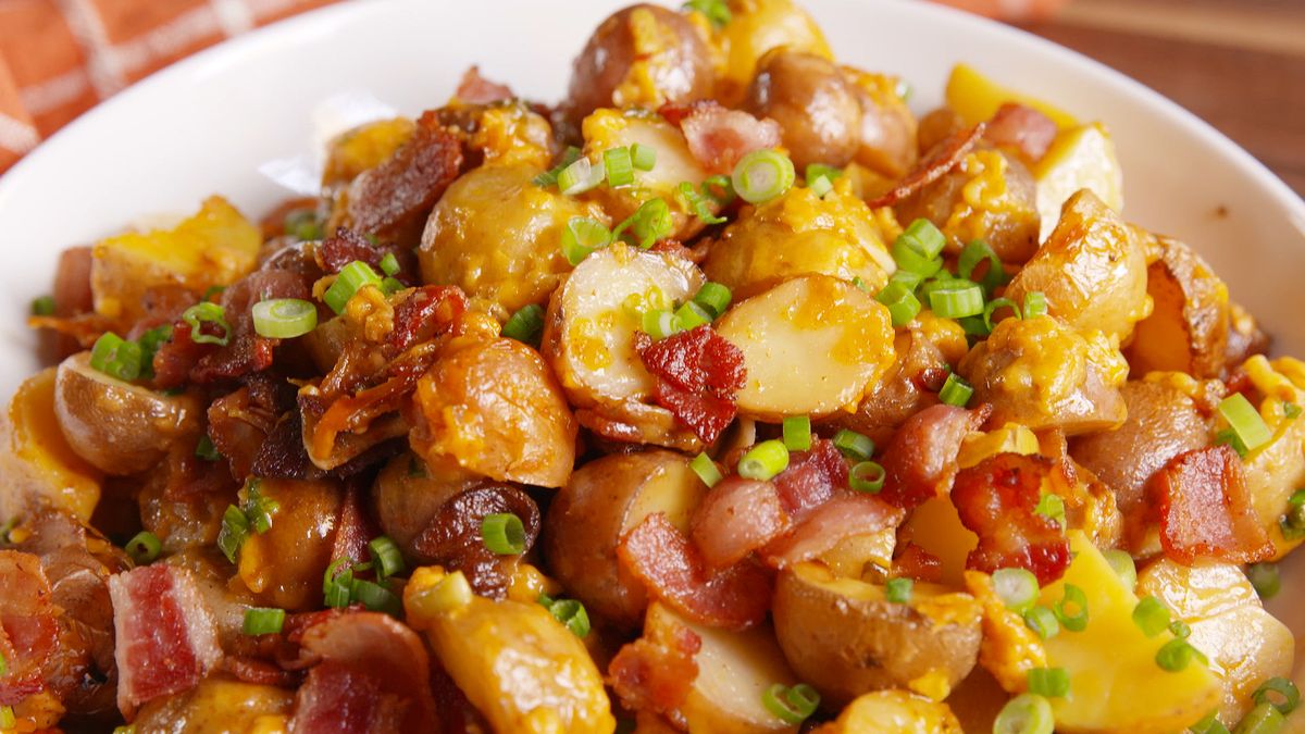preview for Loaded Slow-Cooker Potatoes Is The Side That Won't Take Up Valuable Oven Space