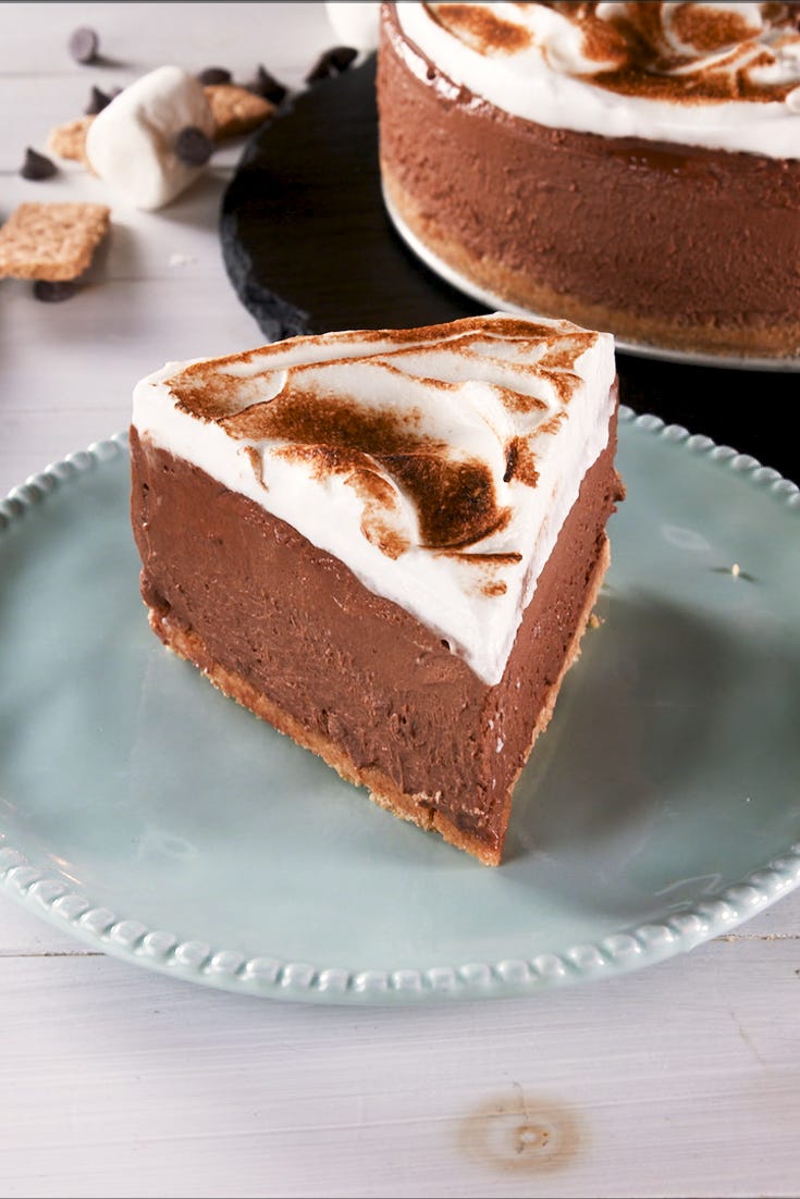 s'mores mousse cake