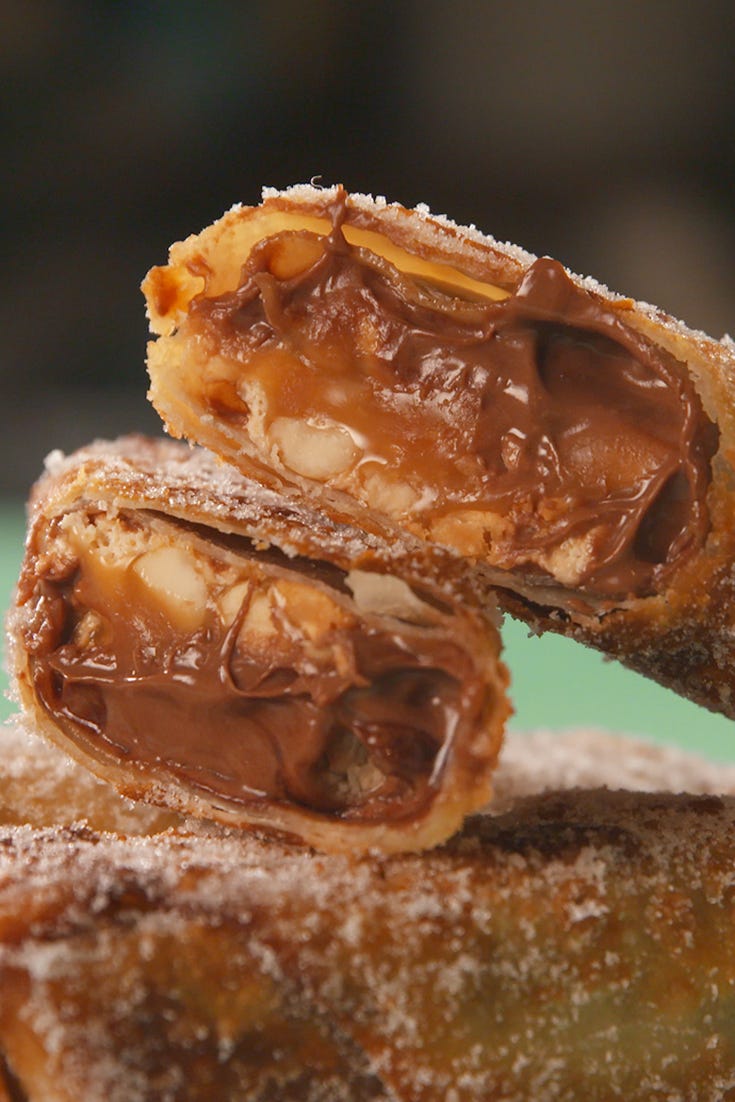 snickers egg rolls