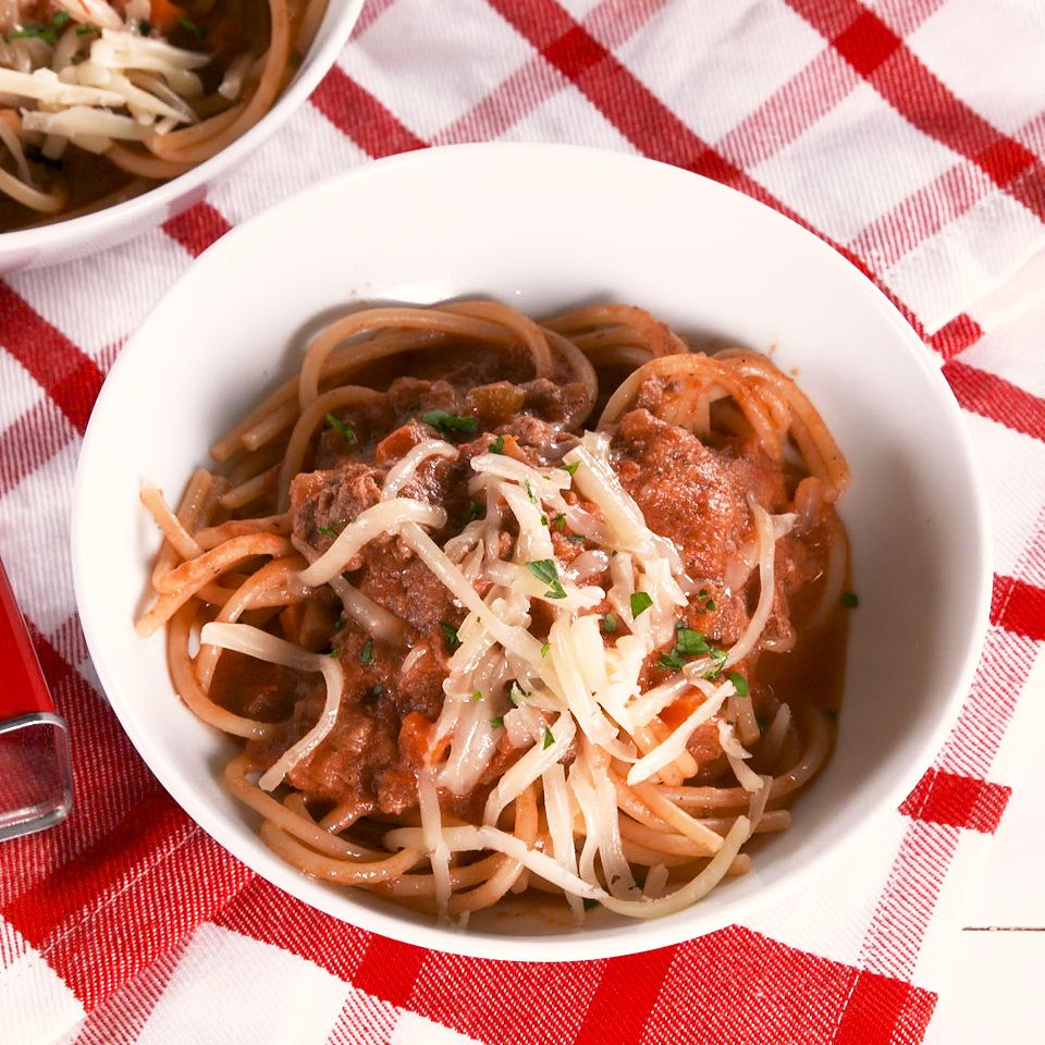 Spaghetti Lover's Soup - Delish.com  Spaghetti Lovers Soup delish spaghetti lovers soup still001 1571954367