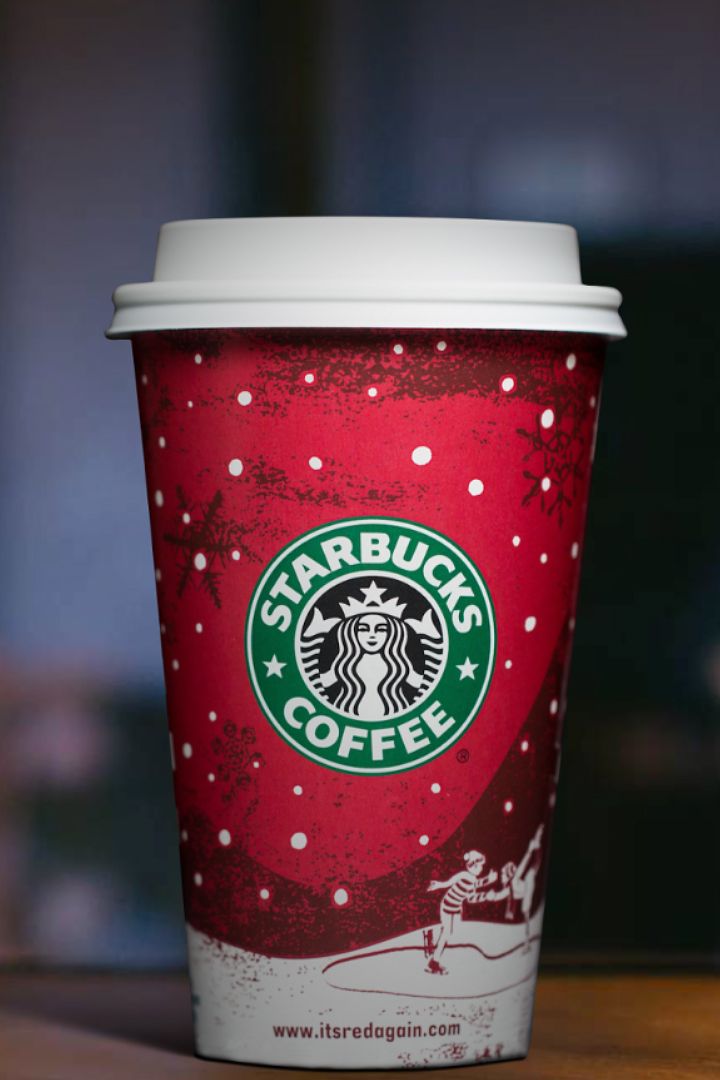Starbucks Holiday Hot Cup Christmas Words