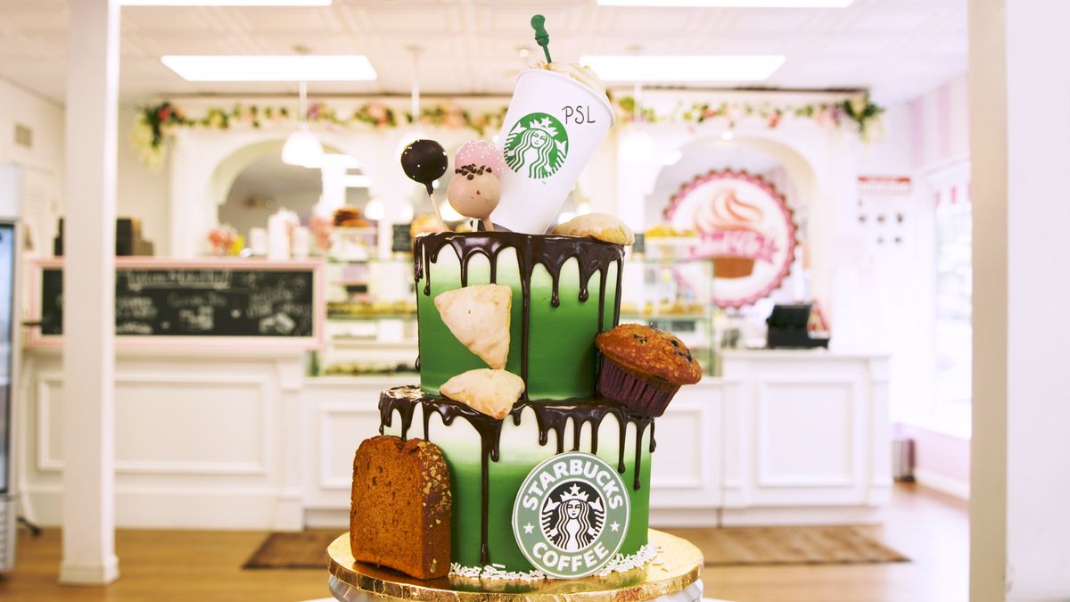 preview for WATCH: Starbucks Lovers Will Be Hypnotized By This Cake Decorating Process